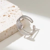 The classic copper-plated real gold bow disc opening ring of Xuhui brand is simple and elegant details Picture